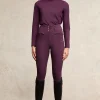 Premium High Rise Breeches (Aubergine)