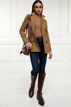 Princeton Crew Neck Knit (Dark Camel)