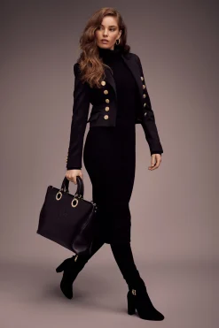 Regency Leather Tote (Black)