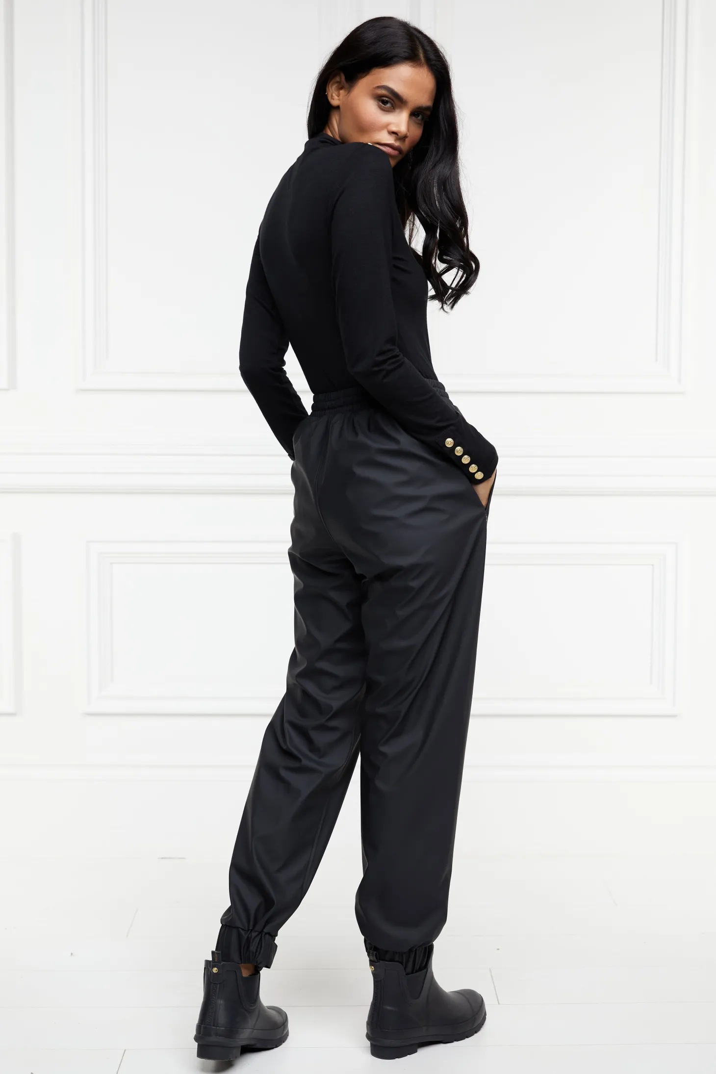 Rubber Chelsea Boot (Black)