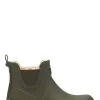 Rubber Chelsea Boot (Matte Green Gunmetal)