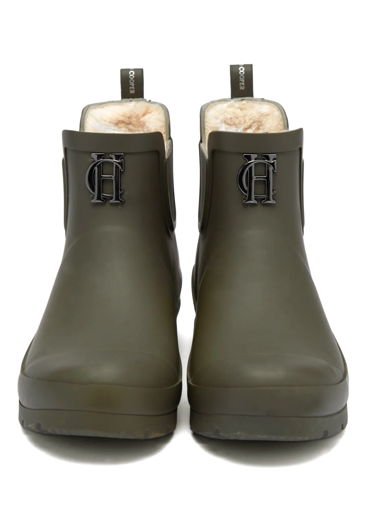 Rubber Chelsea Boot (Matte Green Gunmetal)