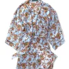 Silk Dressing Gown (Sky Blue)