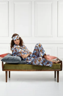 Silk Pyjama Shirt (Sky Blue)
