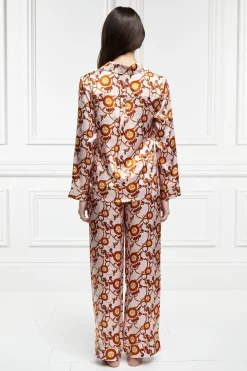 Silk Pyjama Trouser (Blush)