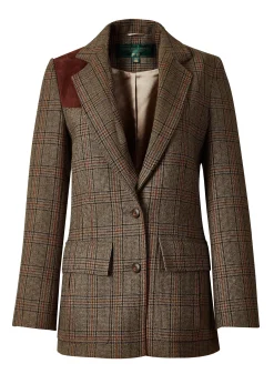 Single Breasted Field Blazer (Bourbon Tweed)