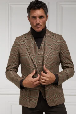 St James Waistcoat (Clarence Check Forest)