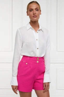 Tailored Short (Hot Pink Linen)
