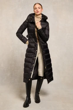 The Arosa Longline Coat (Black)