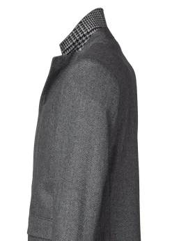 The Cheltenham Coat (Mono Herringbone)