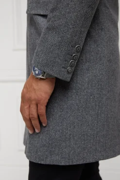 The Cheltenham Coat (Mono Herringbone)