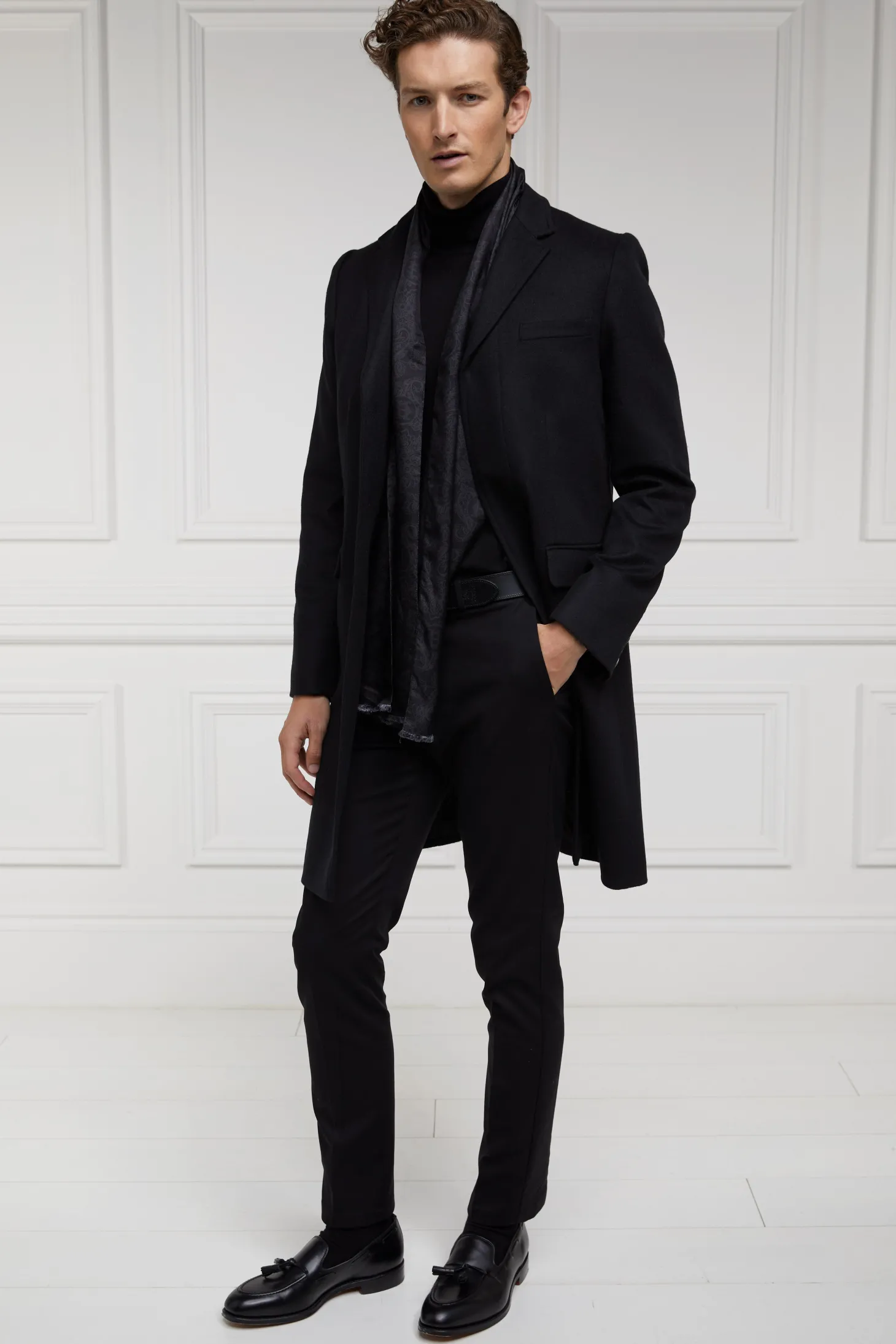 The Cheltenham Coat (Soft Black)