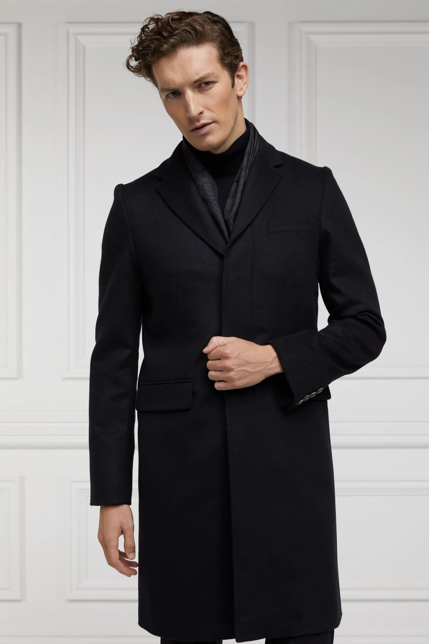 The Cheltenham Coat (Soft Black)