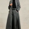 The Great Coat (Wide Tooth Black Herringbone)