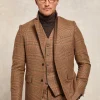 The Single Breasted Blazer (Clarence Check Merlot)