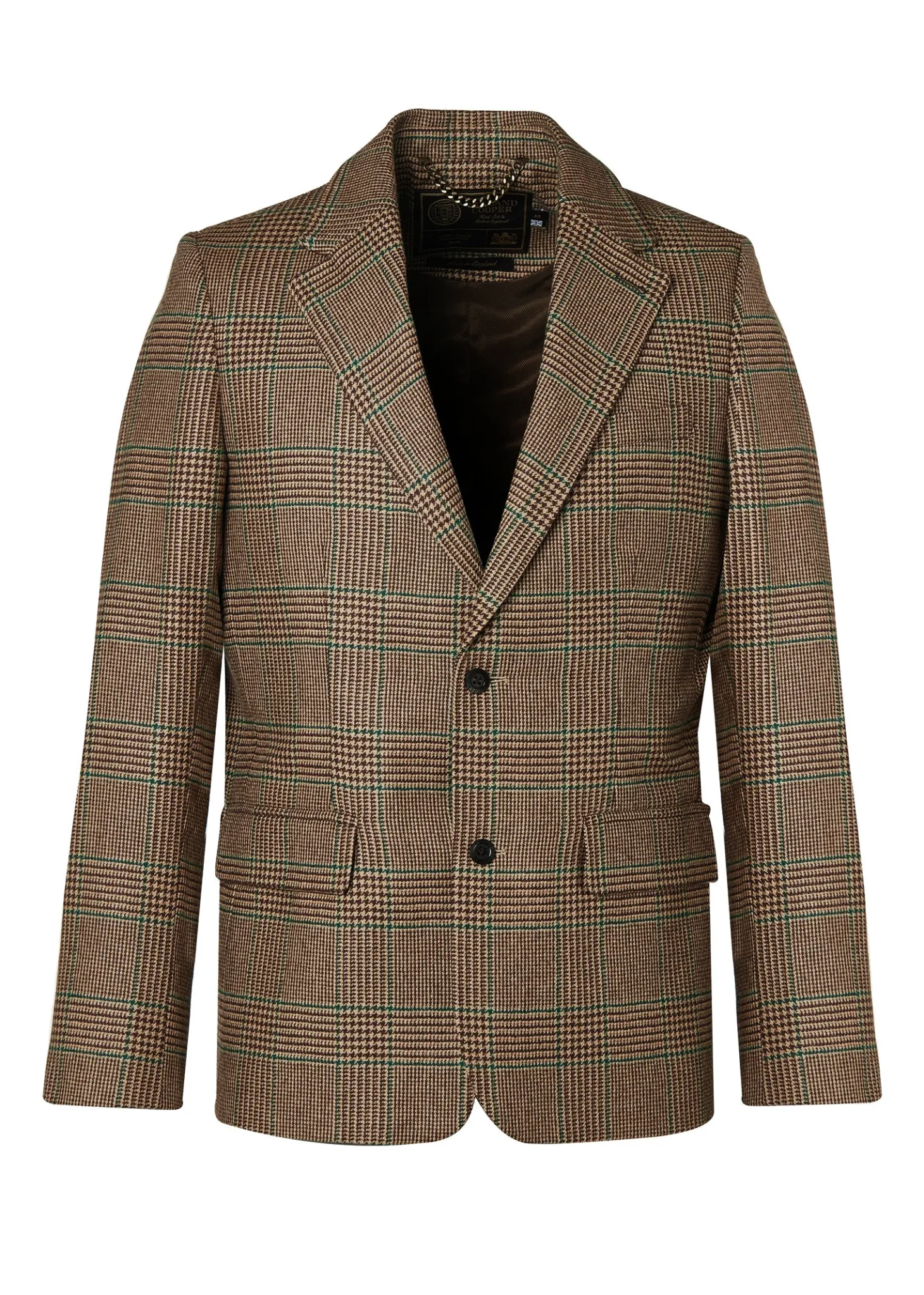 The Single Breasted Blazer (Clarence Check Forest)