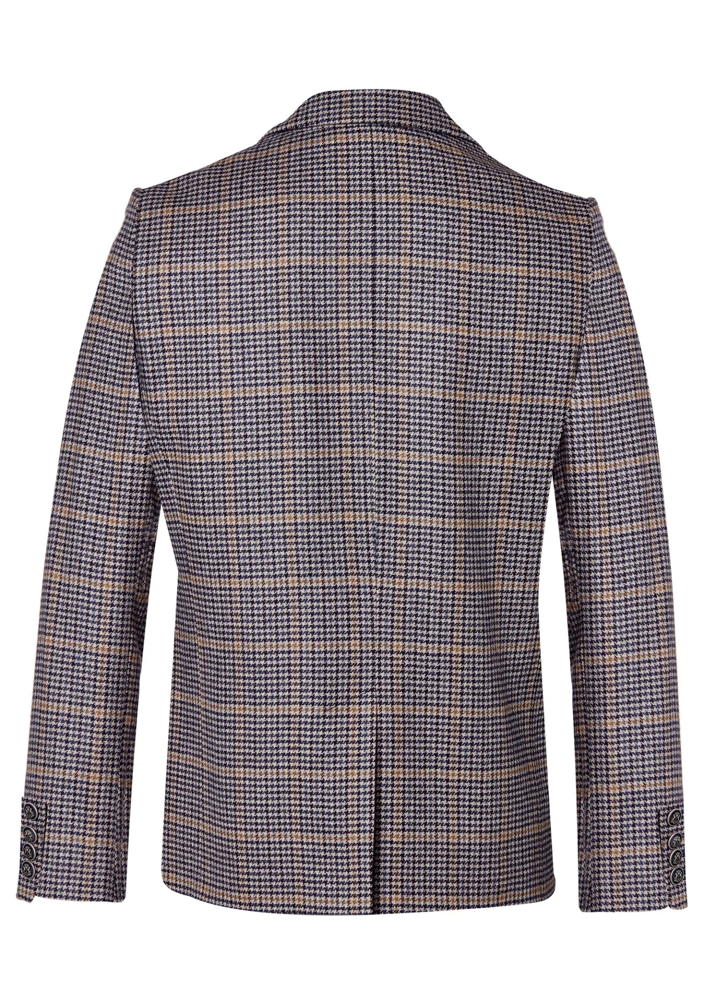 The Single Breasted Blazer (Prince of Wales Navy)