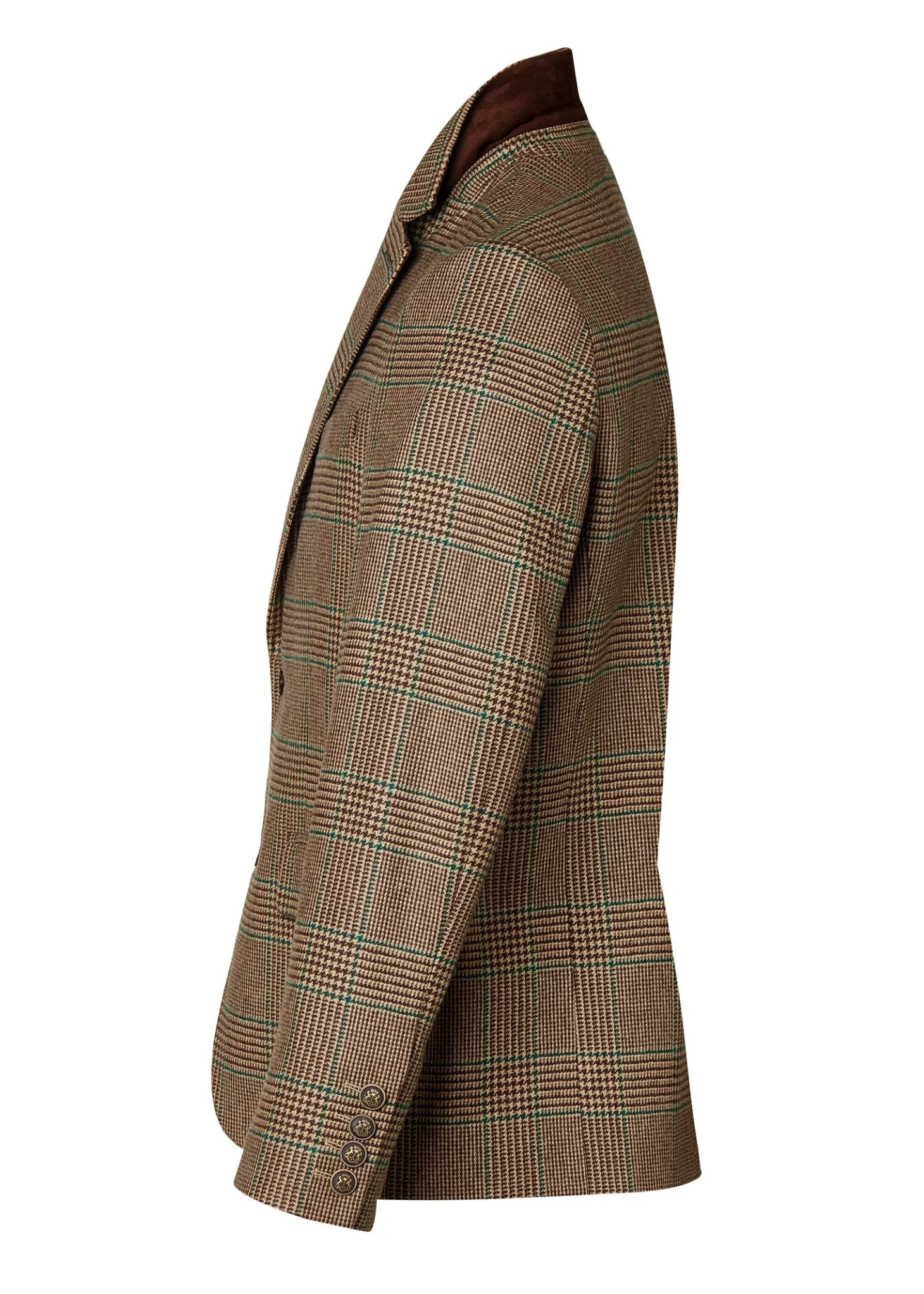 The Single Breasted Blazer (Clarence Check Forest)