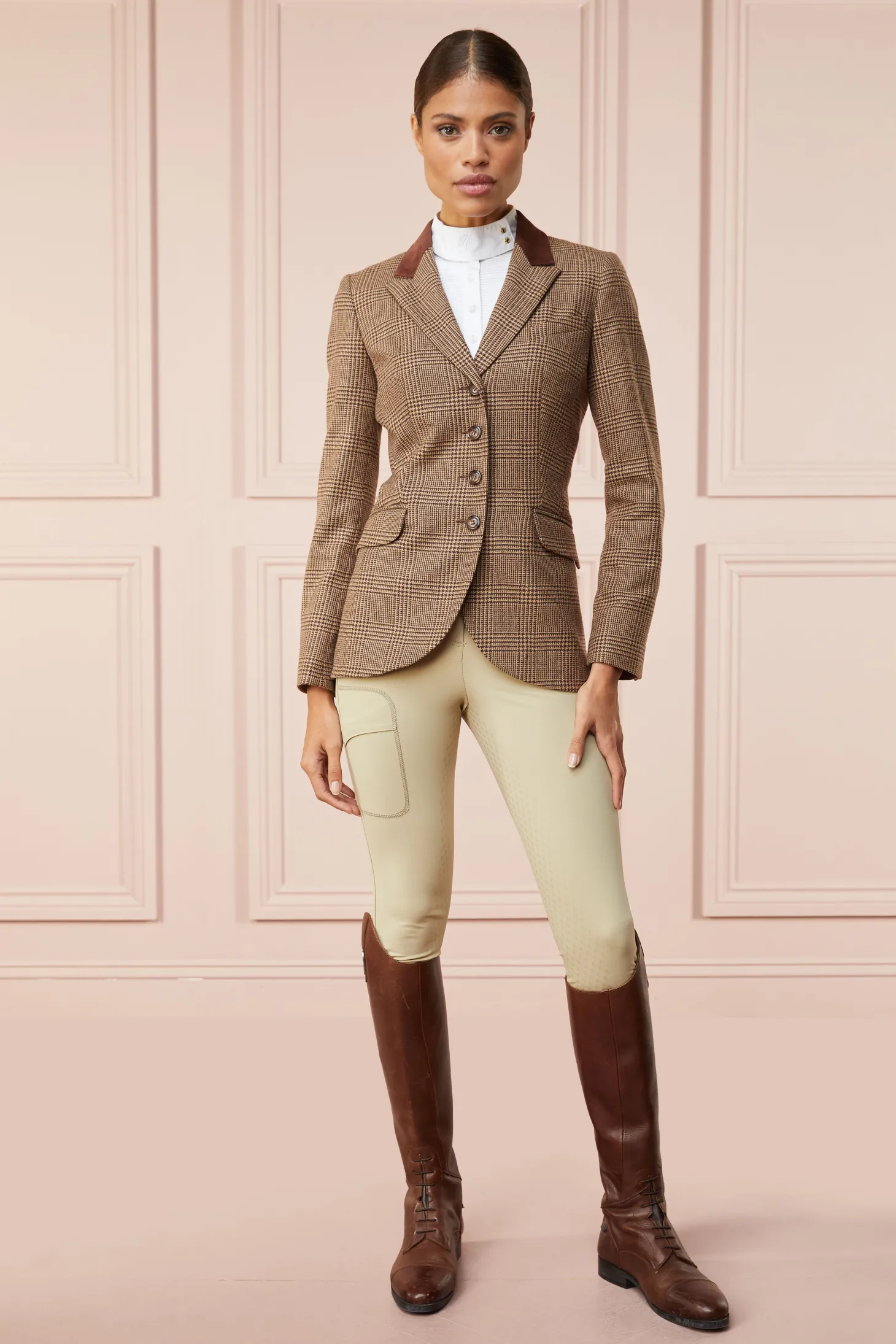 Tweed Riding Jacket (Tawny Brown)