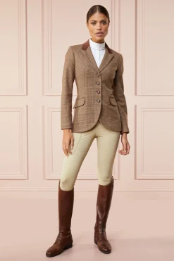 Tweed Riding Jacket (Tawny Brown)