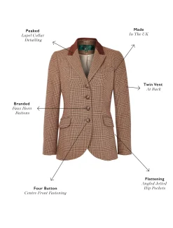 Tweed Riding Jacket (Tawny Brown)