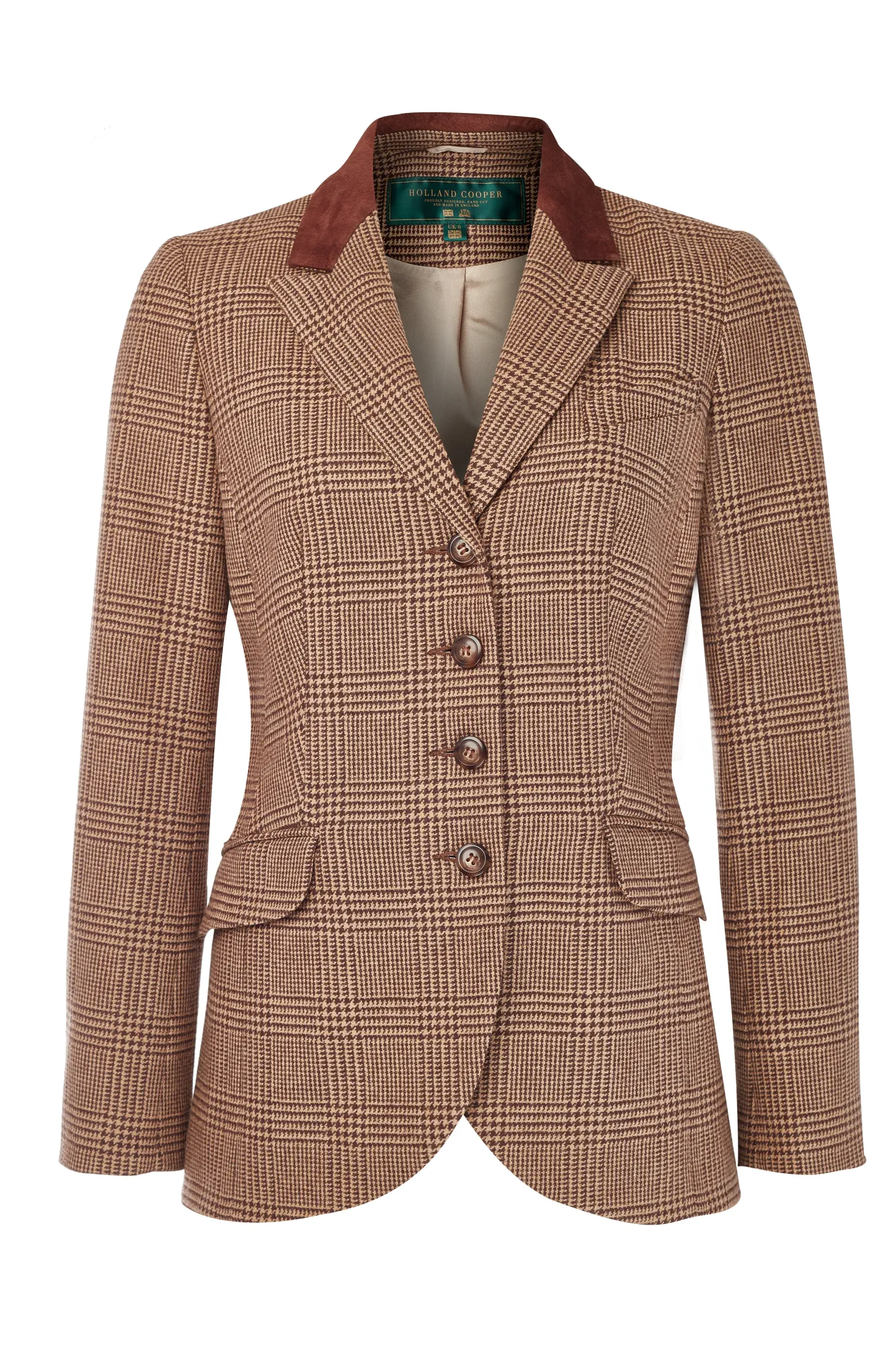 Tweed Riding Jacket (Tawny Brown)