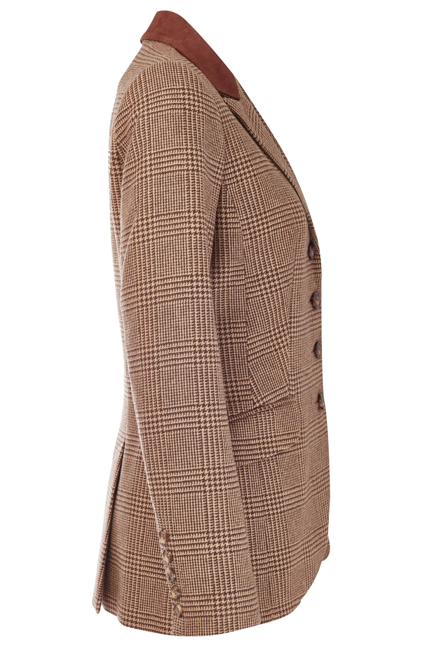 Tweed Riding Jacket (Tawny Brown)