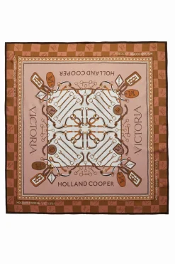 Victoria Silk Scarf (Camel)