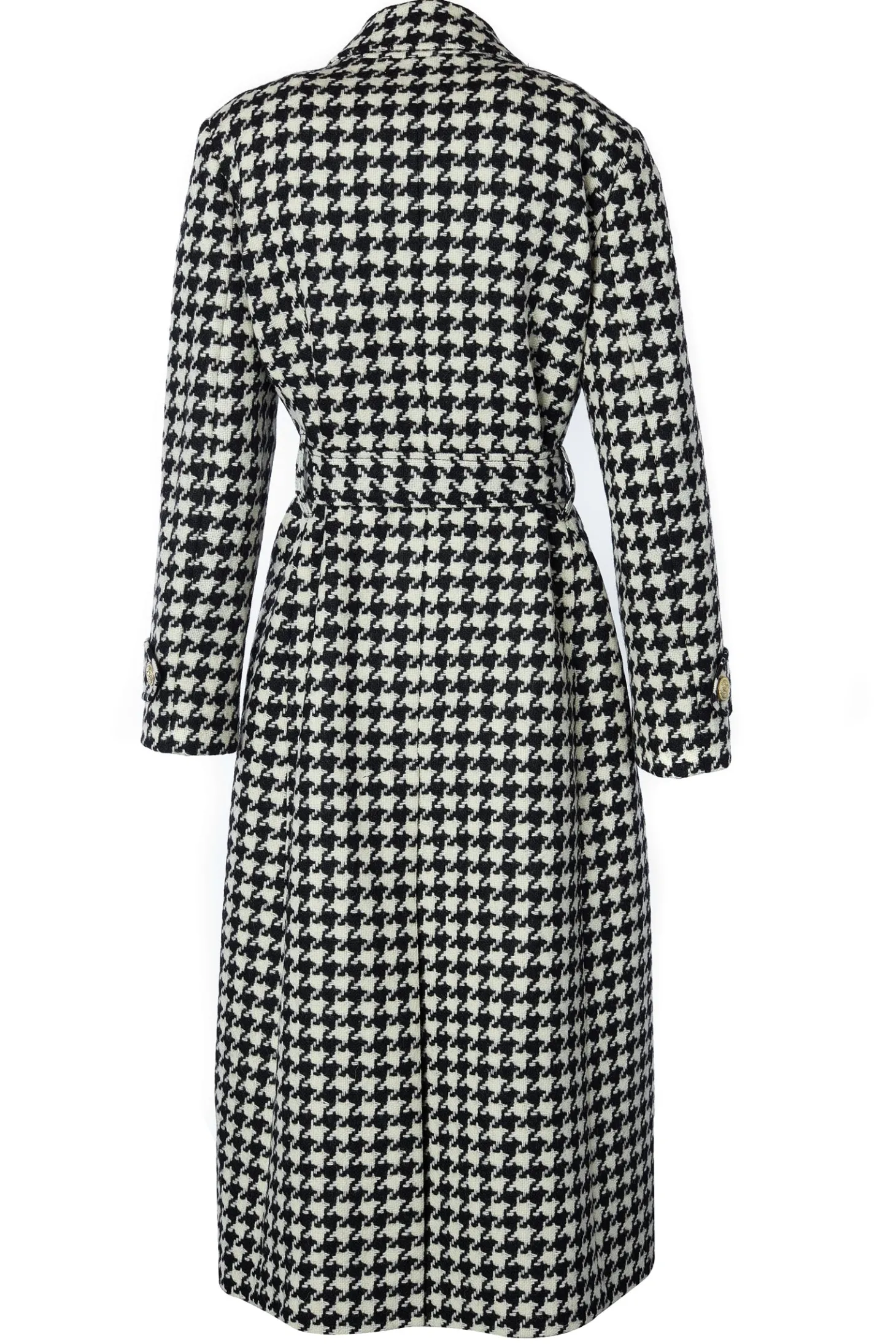 Wrap Coat (Large Scale Houndstooth)